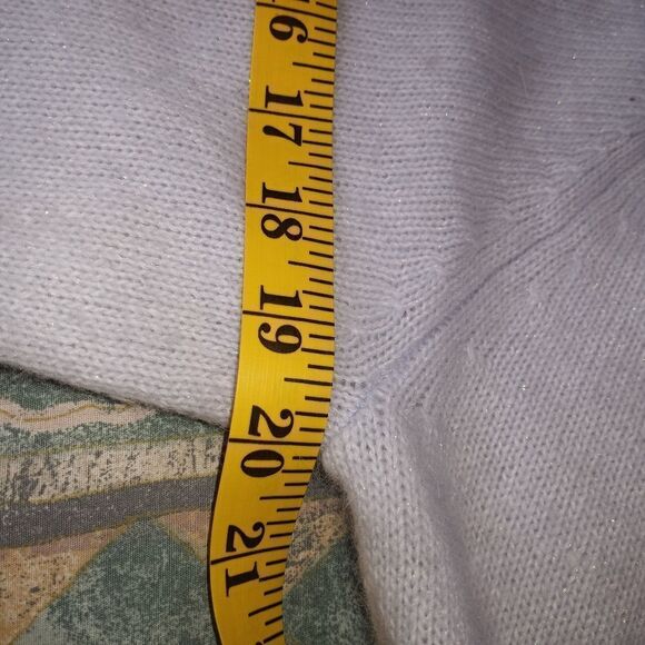 HillardHanson XLBlue AngoraWoolBlend RaglanLngslvsKnit CowlNeckWomen'sTopSweater - Picture 7 of 10